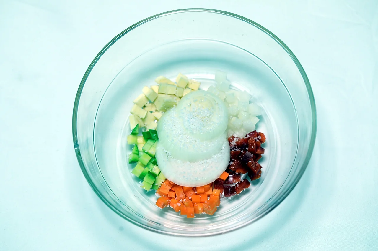 토마토 야채 오븐구이 2단계