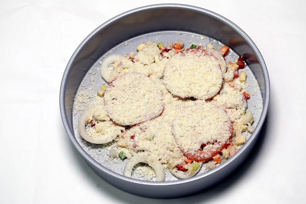 토마토 야채 오븐구이 5단계