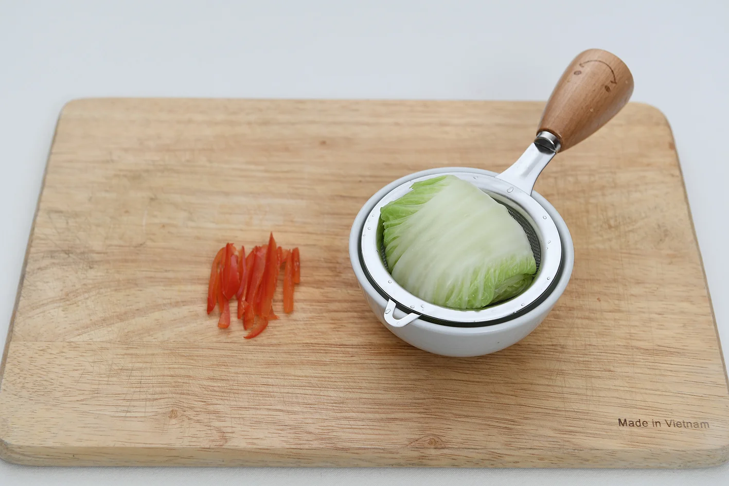 곤약 백김치 말이 3단계