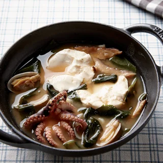 해물순두부된장찌개