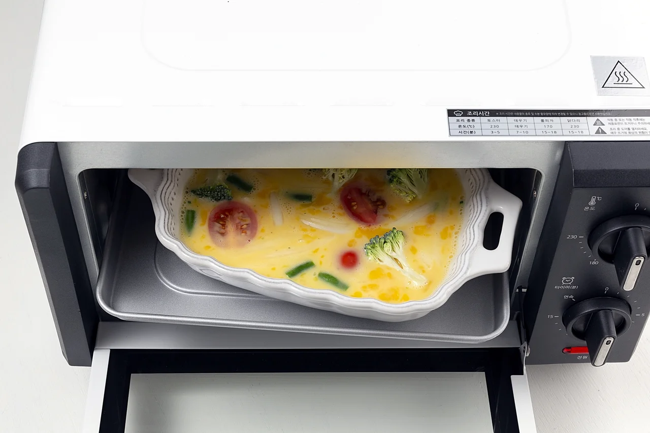 토마토 채소 계란찜 6단계