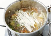 황태포당면국수 5단계