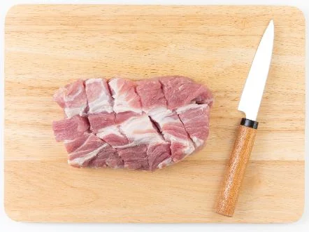 된장숙성저수분수육 1단계