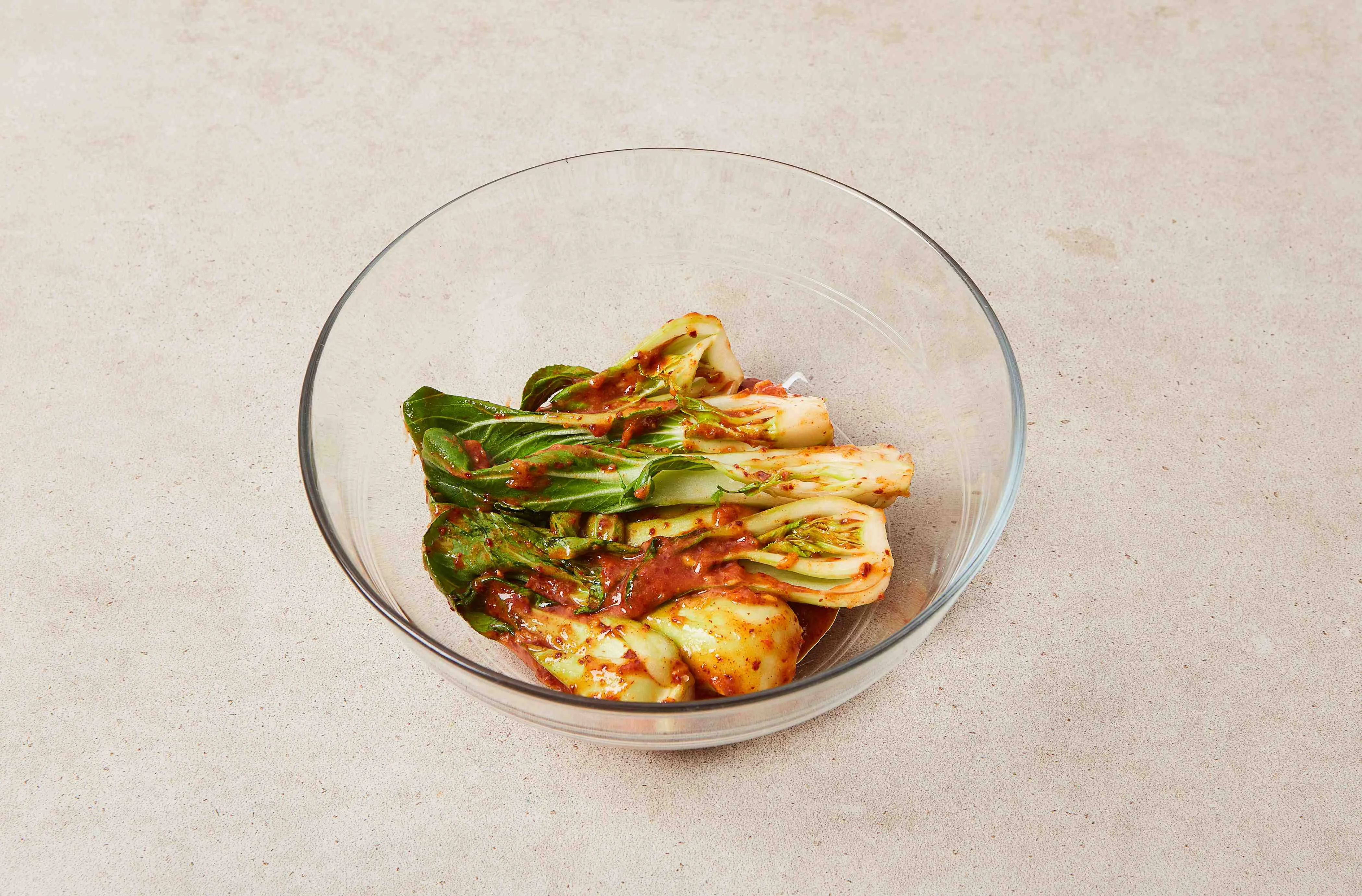 청경채 김치 6단계
