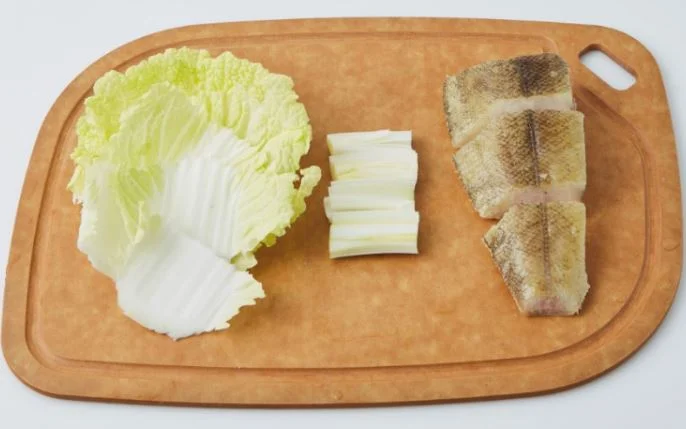 찹쌀 흰살 생선찜 1단계