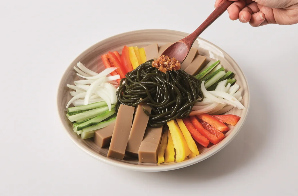 해조비빔국수 5단계