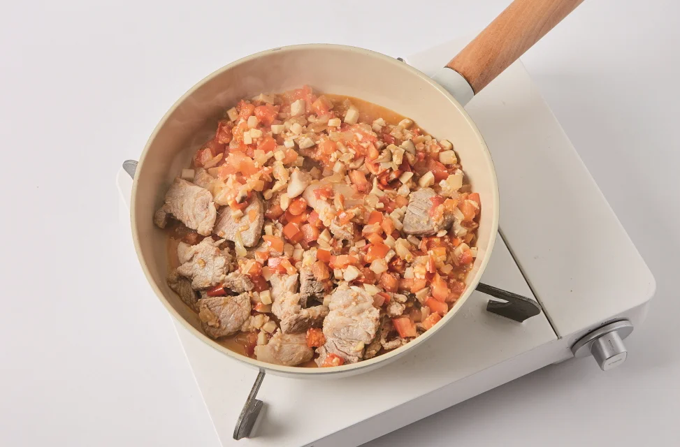 치즈토마토 가지구이 4단계