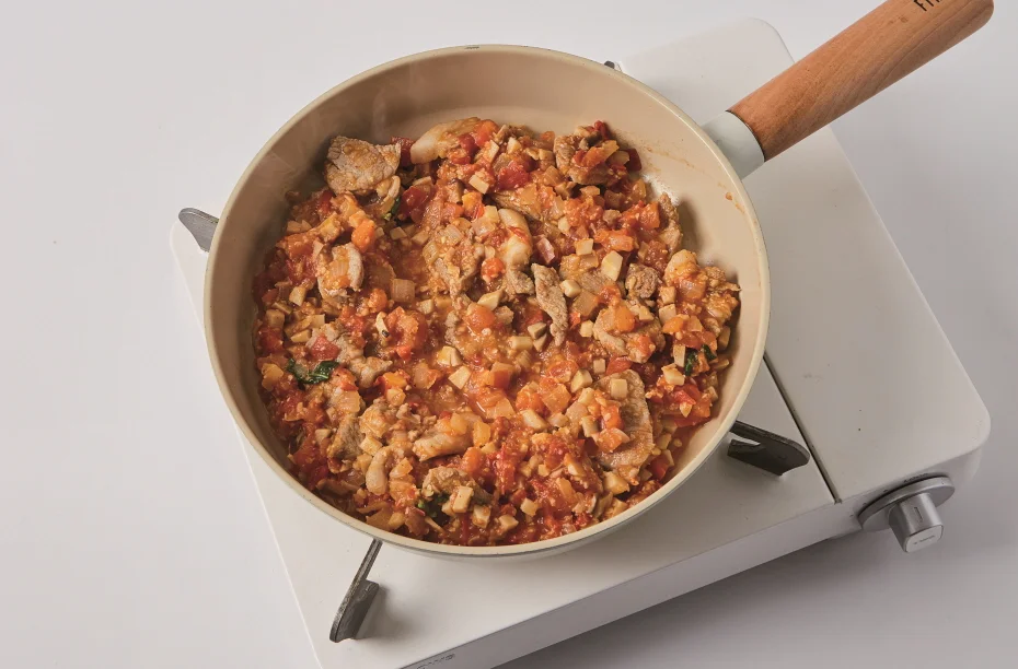 치즈토마토 가지구이 5단계
