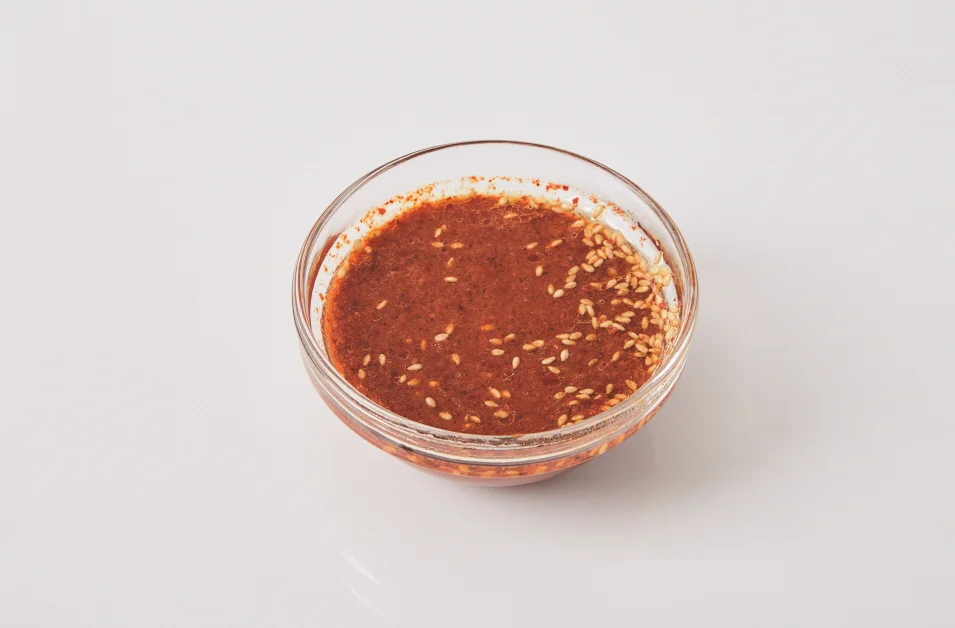 황금팽이 비빔국수 4단계