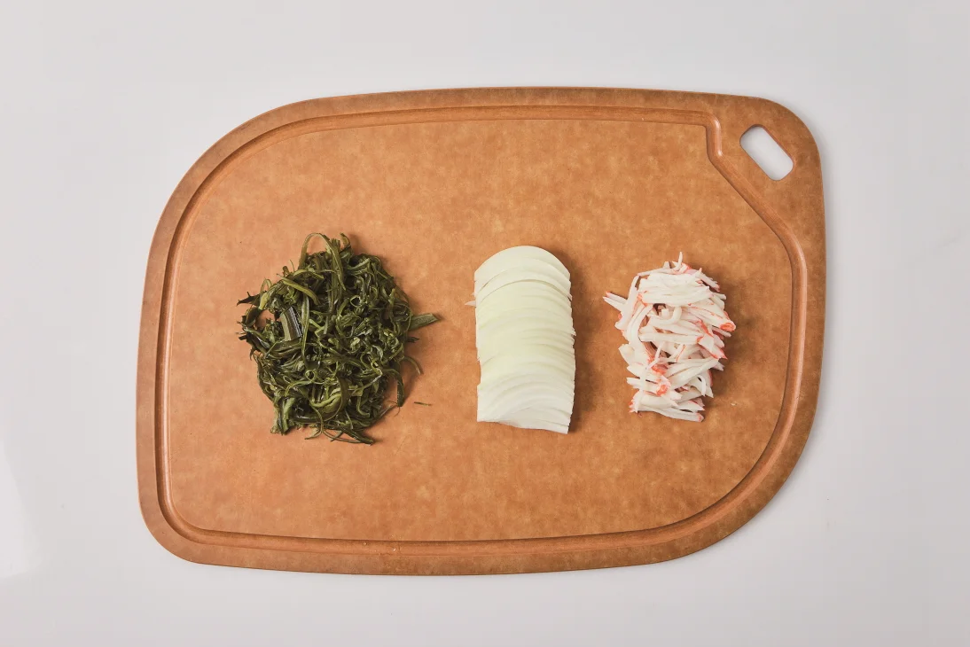 맛살 미역줄기전 2단계