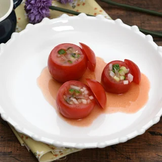 토마토주스를곁들인컵토마토