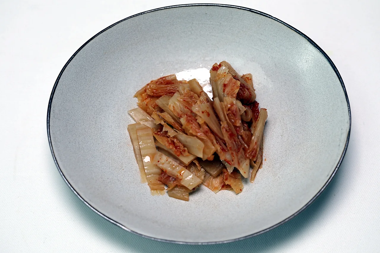 달래두부김치무침 4단계