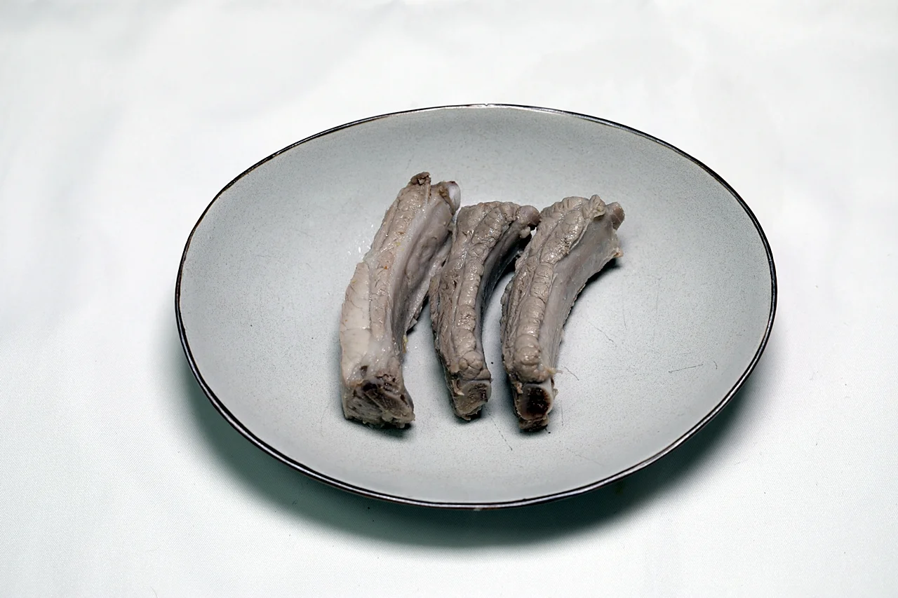 돼지갈비구이와 백김치와인조림 2단계