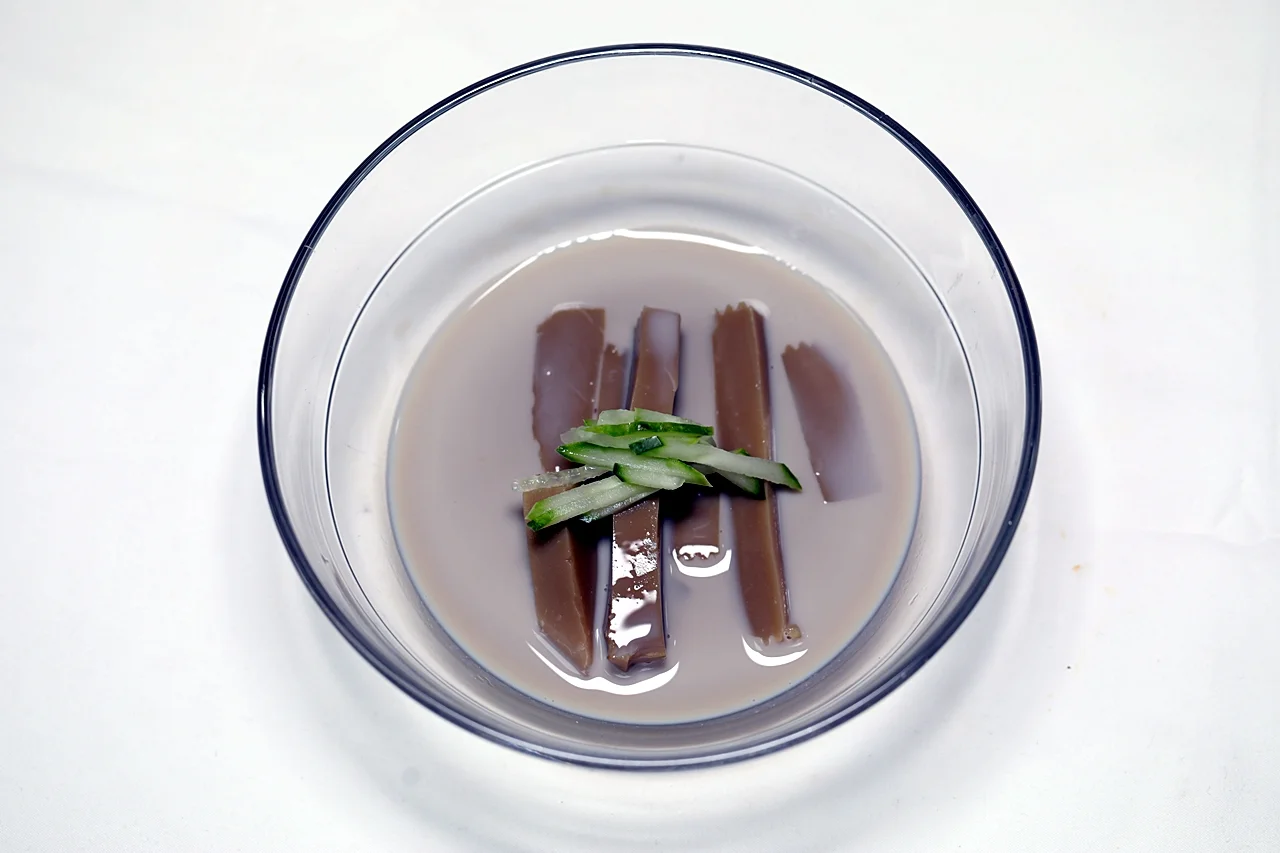 도토리묵 콩국 6단계