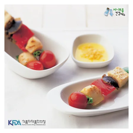 두부 해산물 꼬치구이