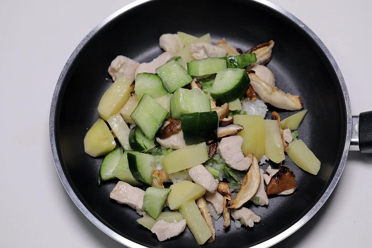 향향 볶음밥 6단계