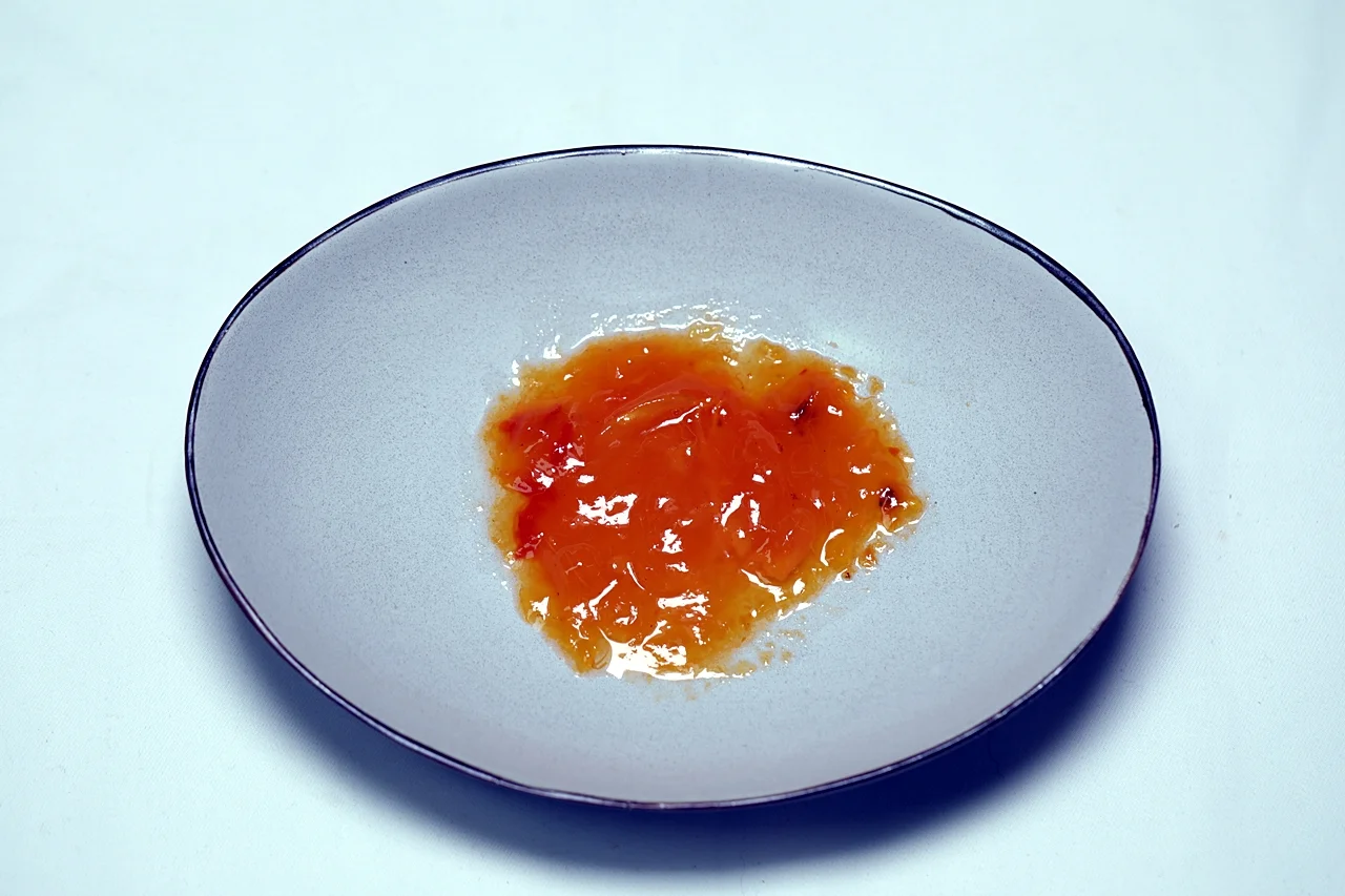 홍시 생밤 무침 1단계
