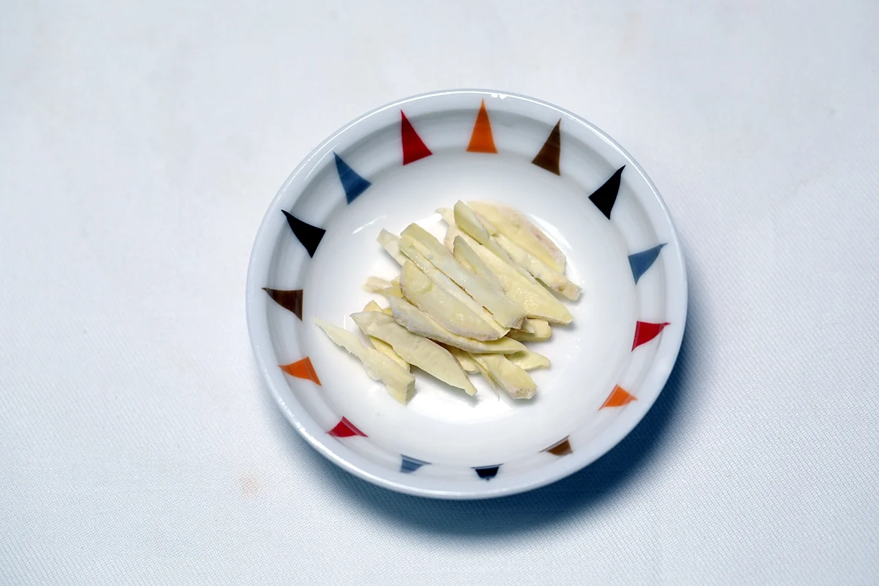 홍시 생밤 무침 4단계