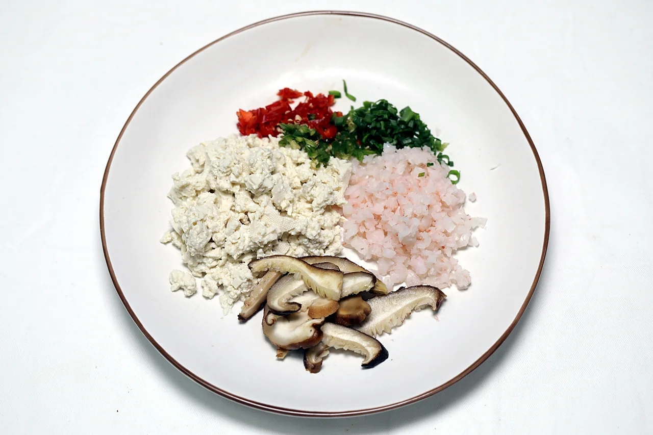 단호박 새우찜 2단계