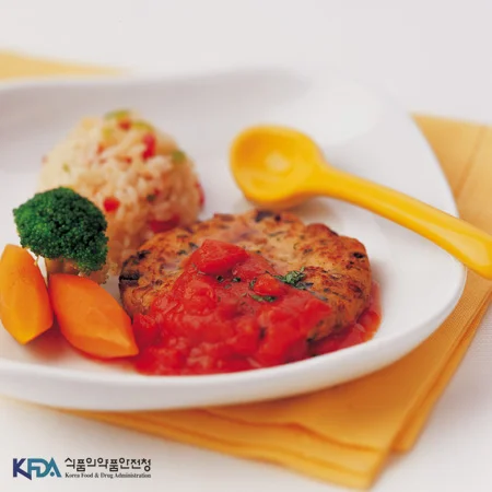 치킨 버거 스테이크
